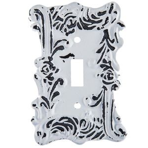 Hobby Lobby distressed metal light switch, outlet